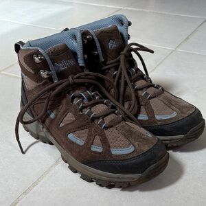 Denali Brown and Blue Hiking Boots Women Size 8 Outdoor Trail Hiking